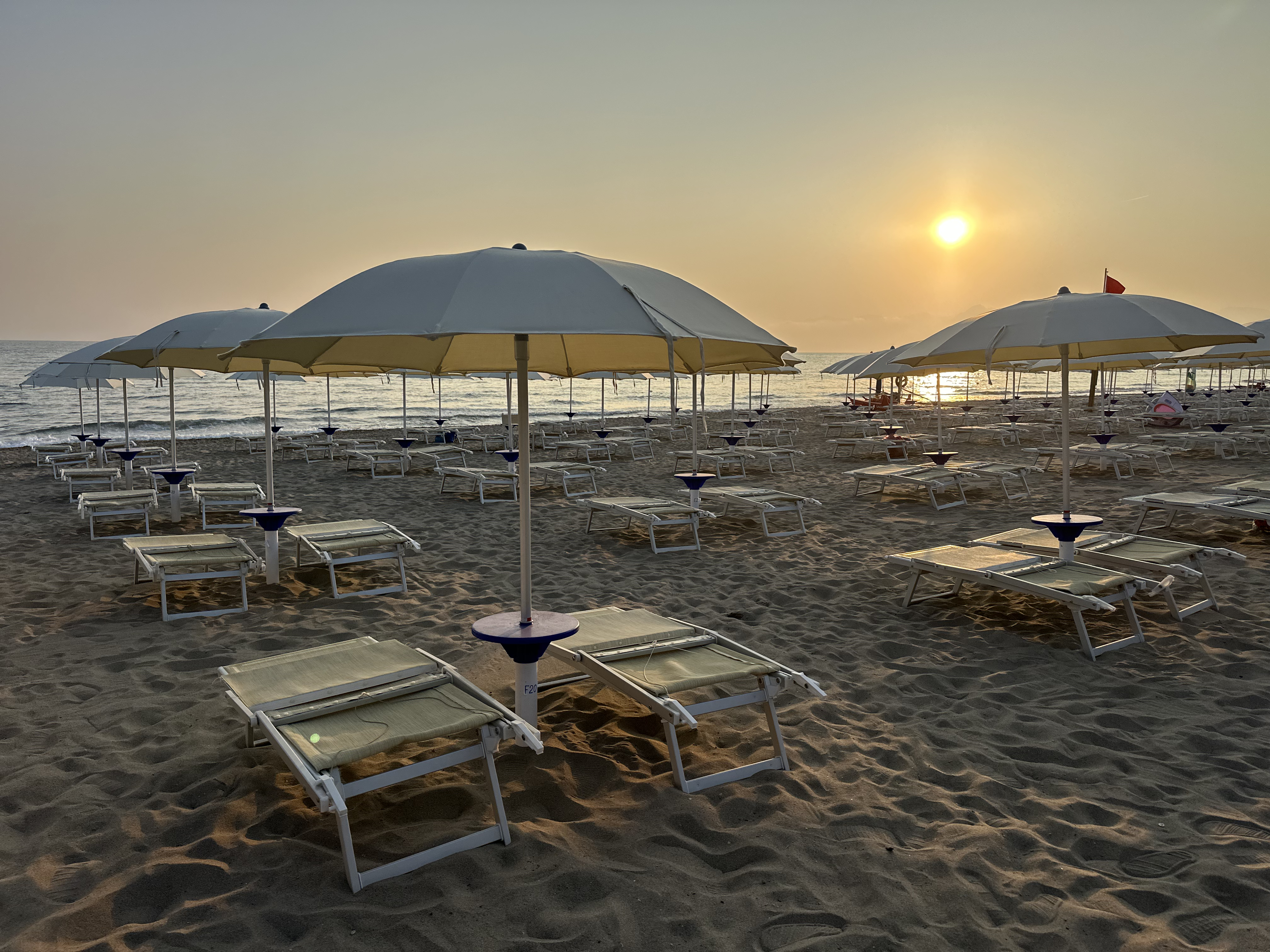 Vista panoramica del Lido Riviera Spineta a Battipaglia