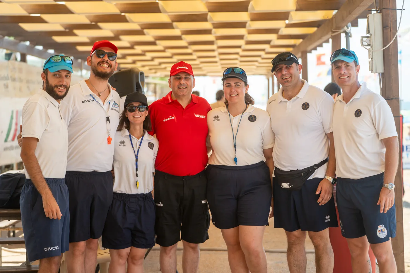 Partita di beach volley a Battipaglia